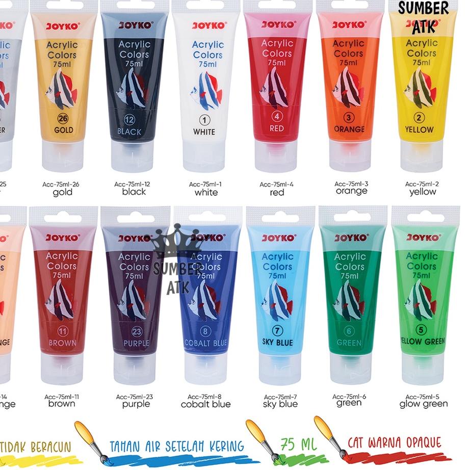 

リ Acrylic Color Cat Akrilik Joyko TiTi ACC-75ML Trendy
