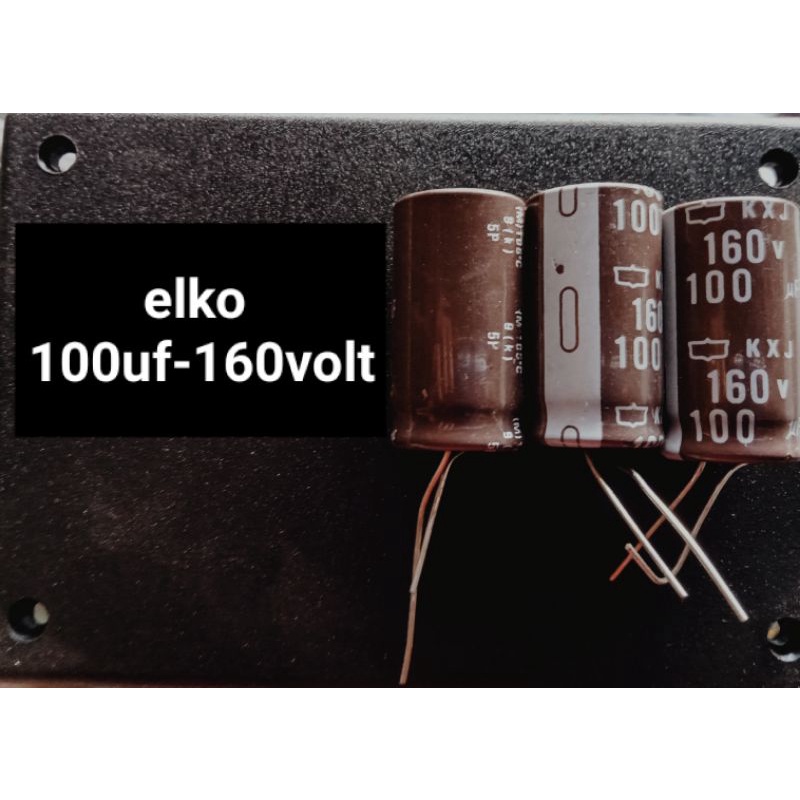 kapasitor elko 160v 100uf Elco 100 uf 160volt 100uf 160v Elko 100 160v