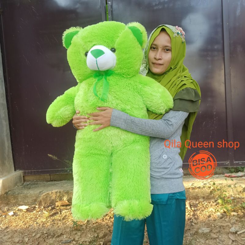 Boneka Teddy bear jumbo gratis ukir nama atau photo