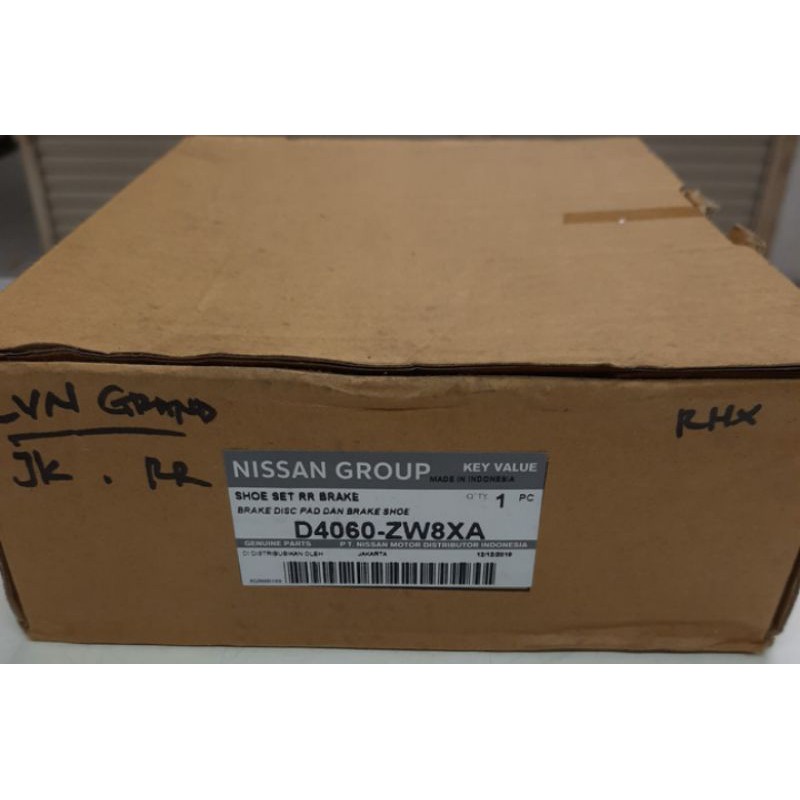 Kampas rem belakang Grand Livina / Juke original