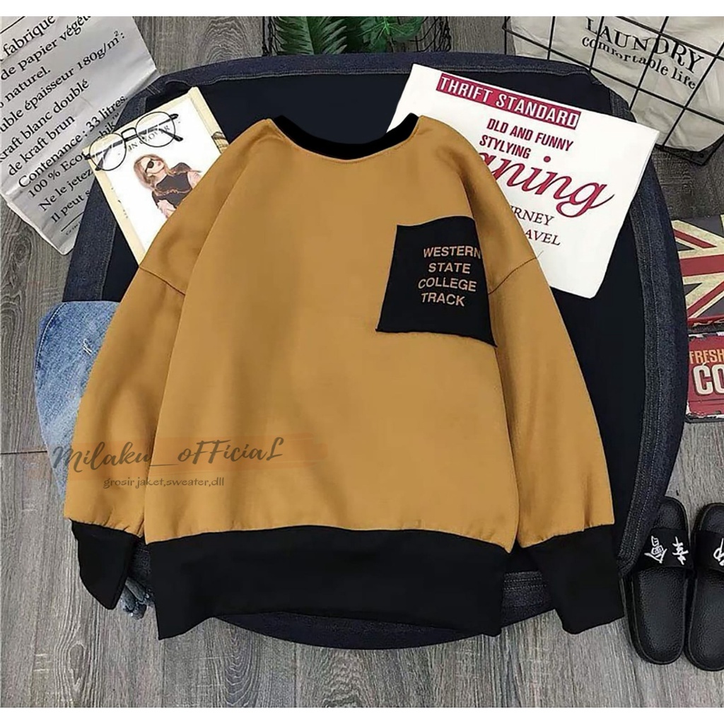 WESTERN STATE SWEATER OVERSIZE - SWEATER WANITA OVERSIZE