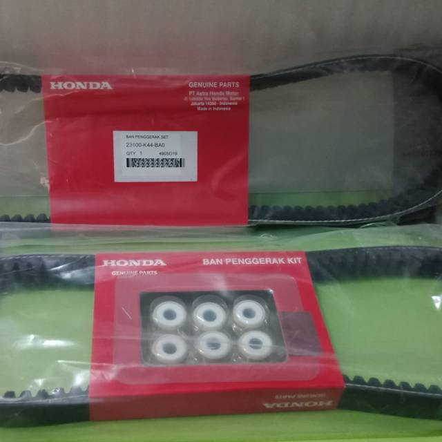 Vanbelt Kit /Vanbelt Set K44 AHM Honda New Beat ESP/Scoopy F1 Original