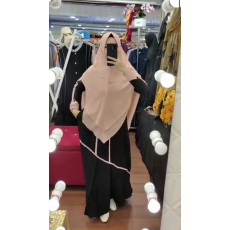 Kinan Edisi 2022 ORI by Ashafa Syar'i / Gamis Set Syar'i / Syar'i Polos / Gamis Pesta / Dress Muslim