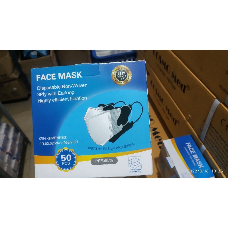 Masker Duckbill Alkindo/Face Mask