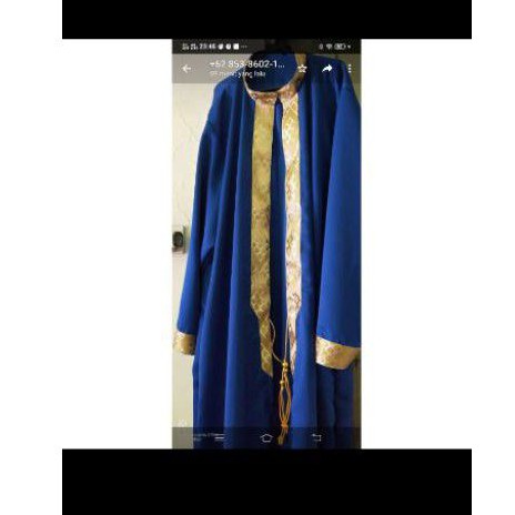 jubah luaran bisth imam mesjid Arab pria muslim