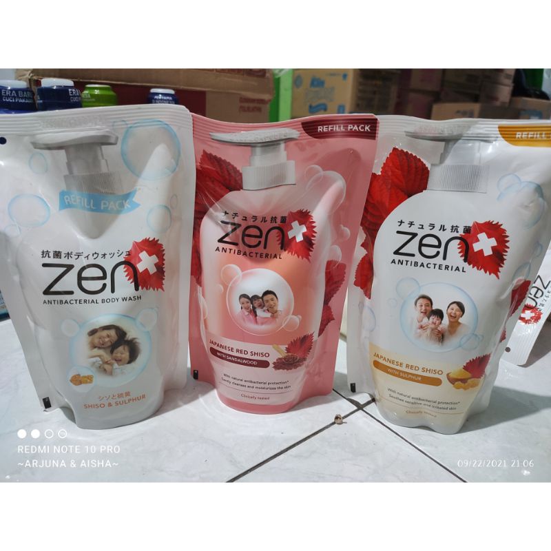 ZEN Antibacterial Bodywash Refill 450ml/400ml