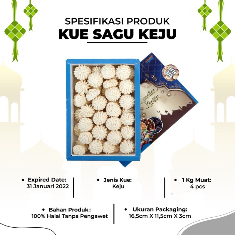 

Kue Lebaran Sagu keju