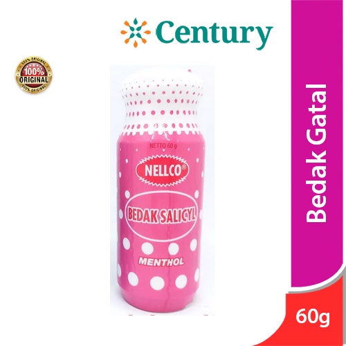 Nellco Bedak Salicyl Menthol 60gr / Bedak Gatal / Alergi