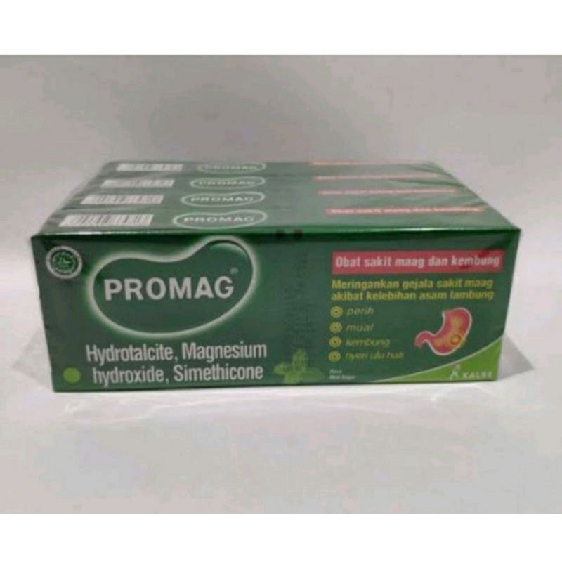 Promag tablet 1slop isi 4 box