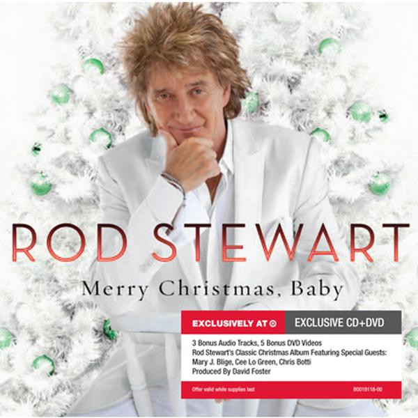 CD MUSIC ROD STEWART MERRY CHRISTMAS,BABY