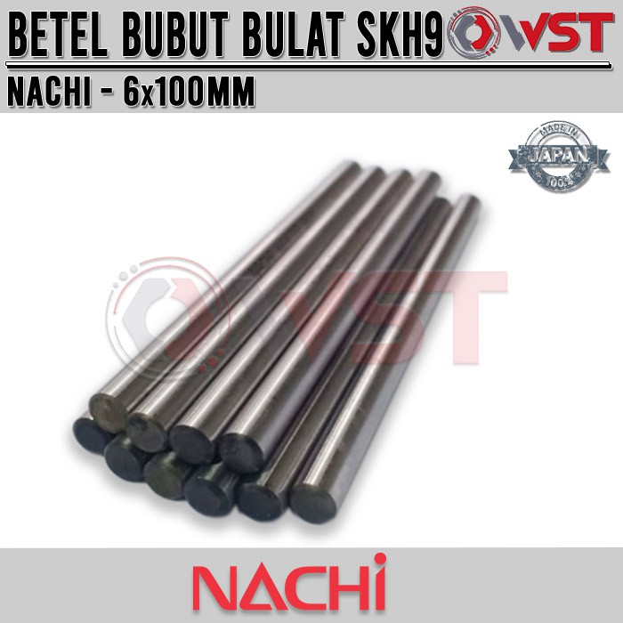 Betel Bubut Bulat Nachi 6X100 / Betel Bulat 4inch 6 x 100