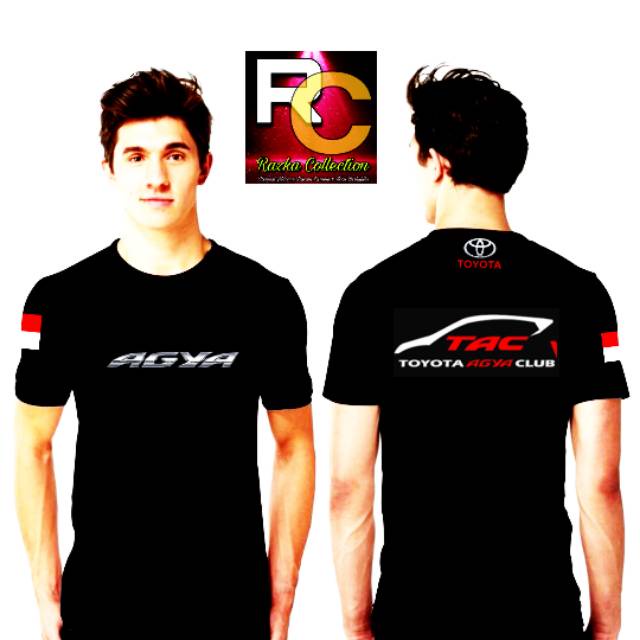 KAOS TOYOTA AGYA CLUB SIMPEL KEREN BAHAN ADEM STANDAR DISTRO KEREN MAKSIMAL