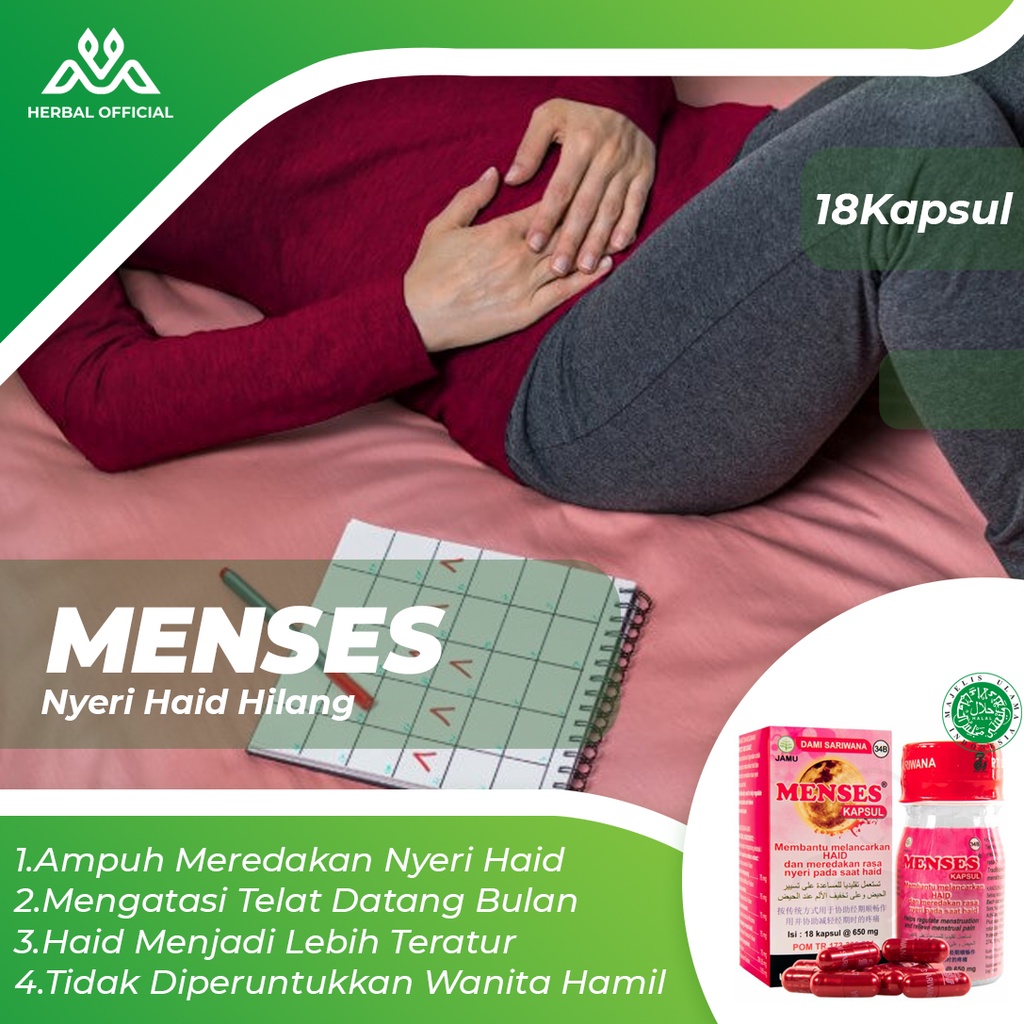 Menses 18 | Obat Terlambat Datang Bulan Ampuh | Jamu | Obat Telat Haid | Obat Pelancar Haid Ampuh