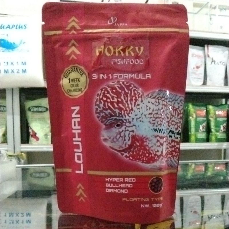 Pakan Ikan Hokky Louhan 100 gram