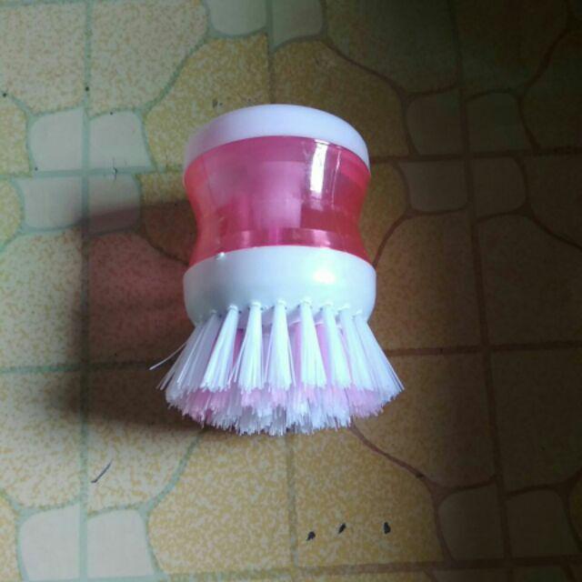 Sikat Pembersih Panci Dengan Dispenser Sabun/sikat Pembersih Bulat