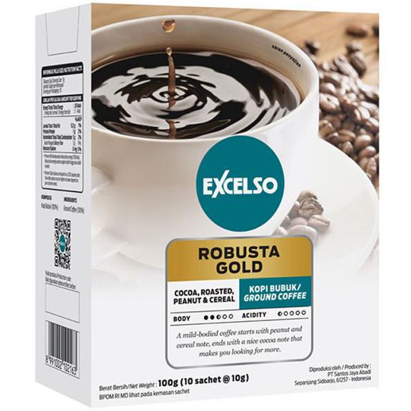 

Promo Excelso Robusta Gold 10S X 10 Gr Hemat