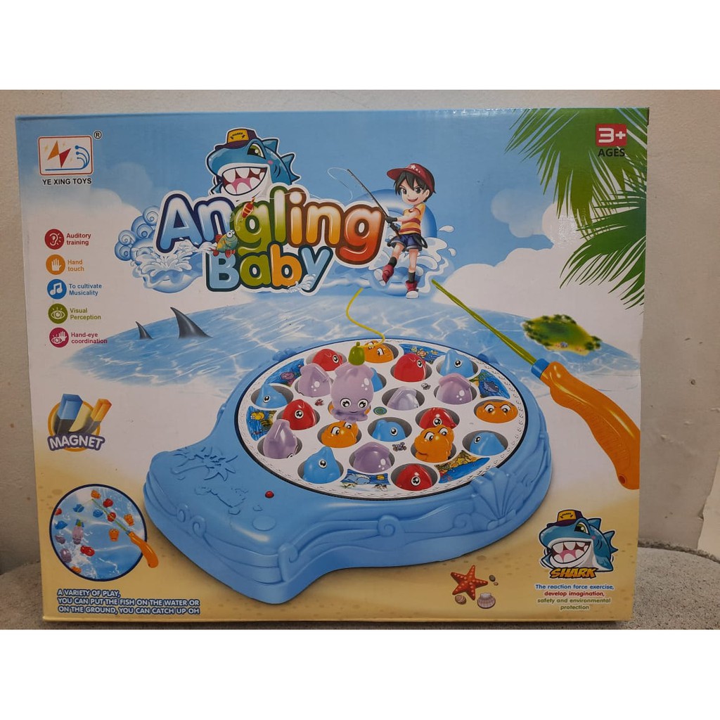 Mainan Pancing Pancingan Ikan/Mainan Pancing Berkualitas SNI/Mainan Pancing Anak Putar