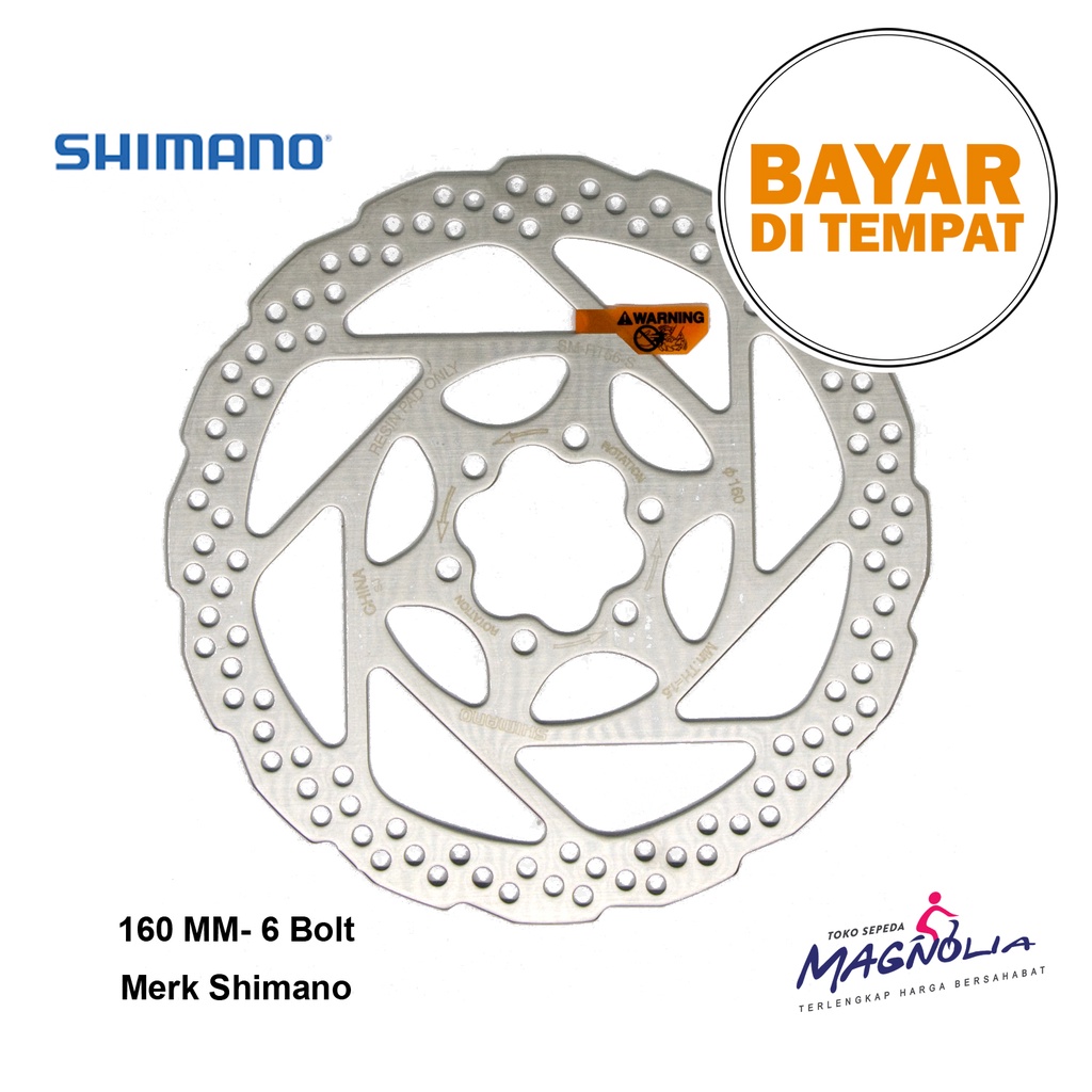 Rotor 160 MM Disc Brake Shimano ORI Piringan Cakram Sepeda