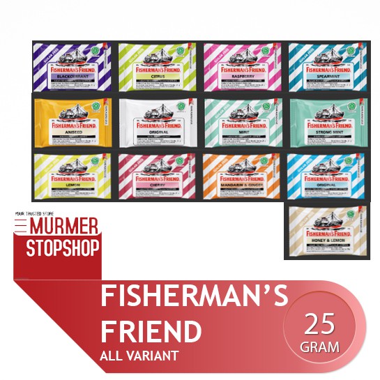 Jual Fisherman's Friend 25gram All Variant Lengkap Shopee Indonesia