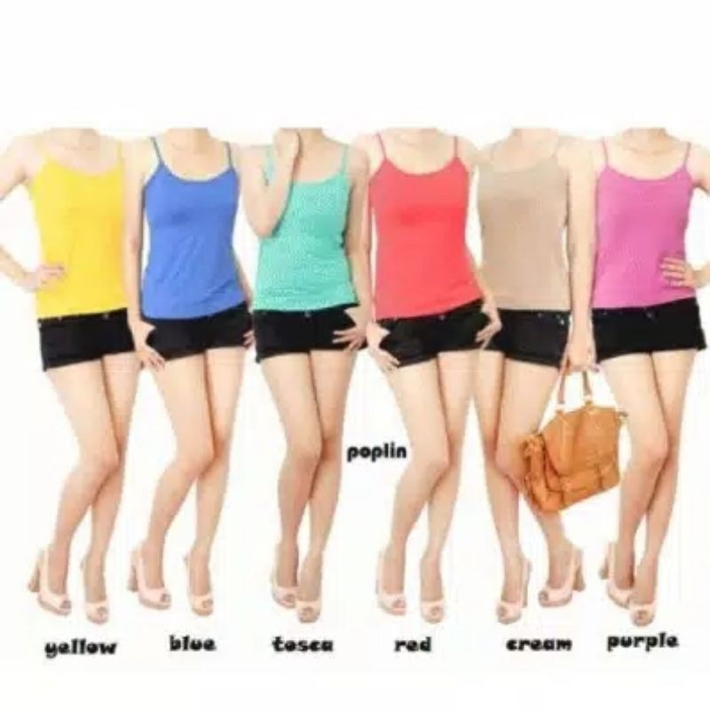 Tank Top | Tengtop | singlet | Kaos Dalam Wanita Tali Kecil-1