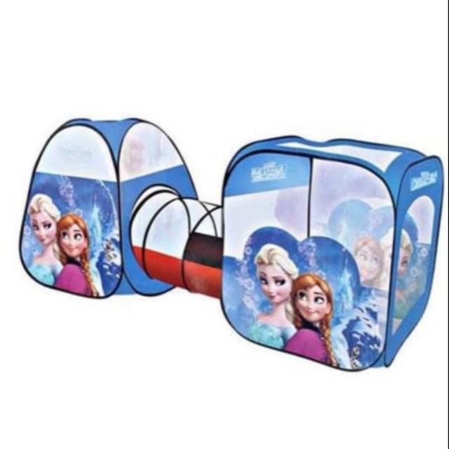 Tenda terowongan anak - mainan tenda anak - tenda frozen - tenda beauty girl