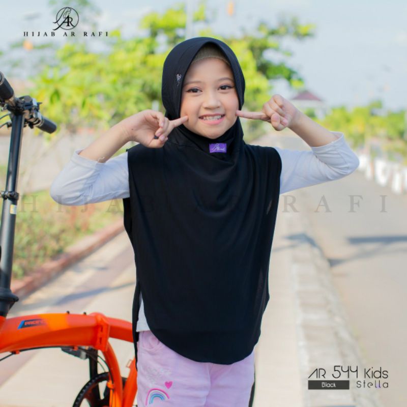 hijab arrafi/ hijab instan/ Arrafi 544 Kids/ jilbab arrafi