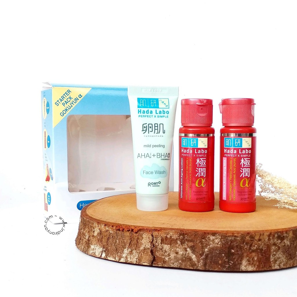 ★ BB ★ HADA LABO Gokujyun Alpha Starter Pack