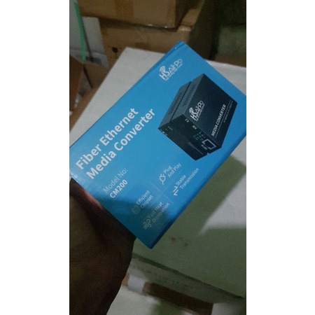 HSAirpo CM200 A B Media Converter Sepasang 1 FO 1 ETH 10/100