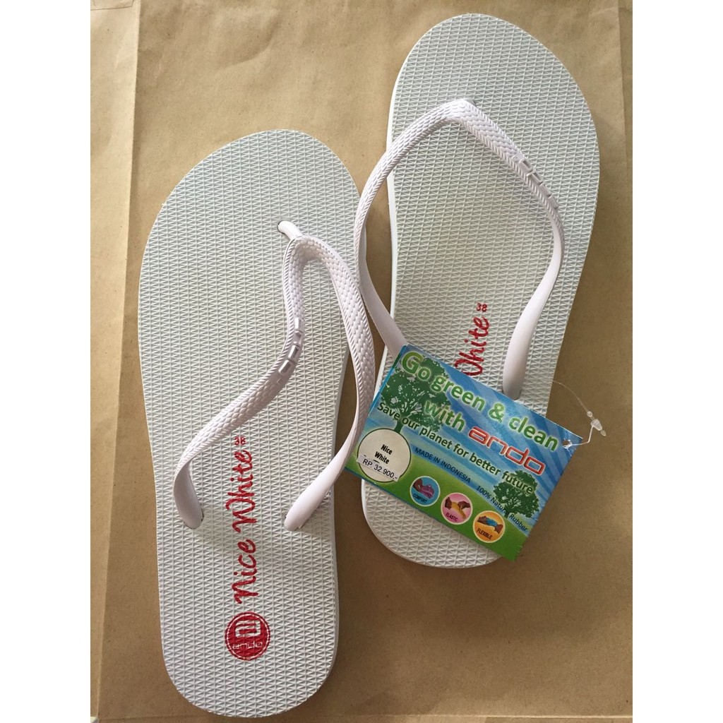 SANDAL JEPIT ANDO NICE PUTIH