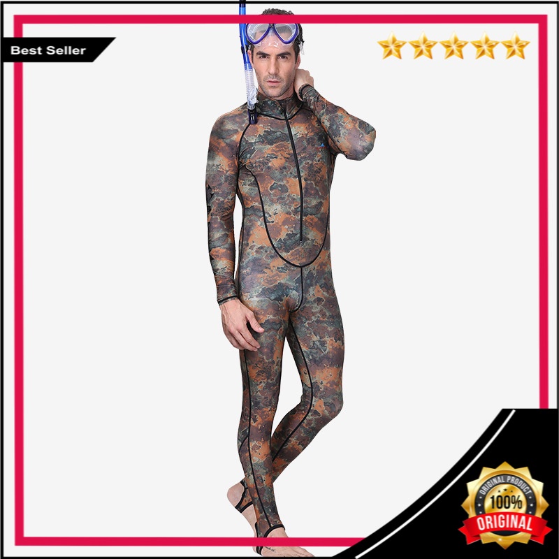 Salah Satu Bagian  Pria Kamuflase  Menyelam Multi-Fungsional Satu Potong Perlindungan Matahari  Rena