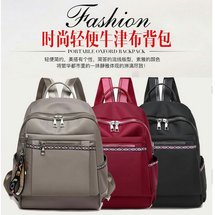 Tas Ransel Batam Wanita Cantik OCCAN Import oxford Ransel Azela D20183 FASHION WANITA RESTOK 2541