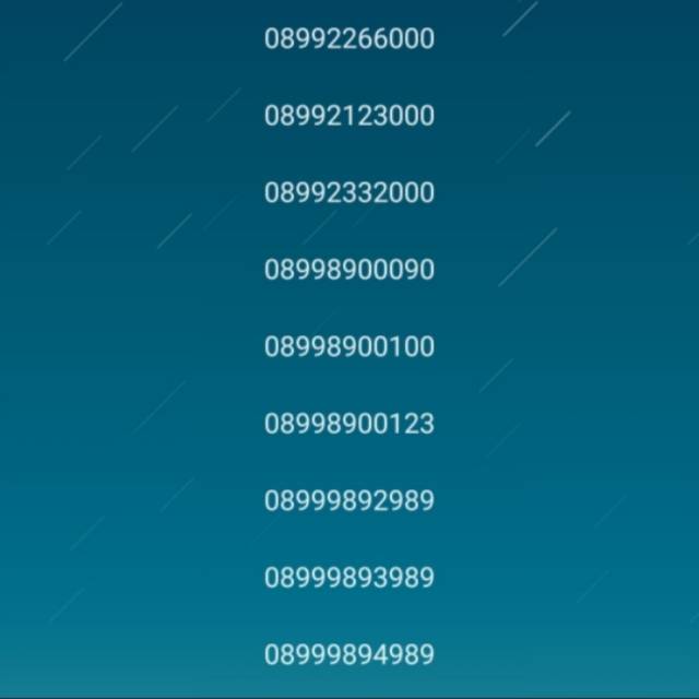 Nomer Unik 3 Three / Nomer Cantik 3 Three/Kartu Nomor Cantik 3 ELITE