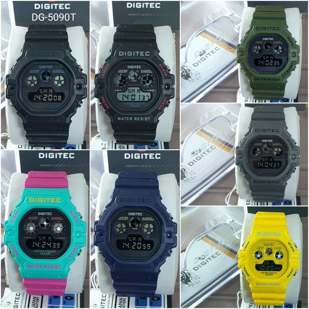 DIGITEC DG 5090 / DG-5090 / DG 3090 Watch Jam Tangan ORIGINAL