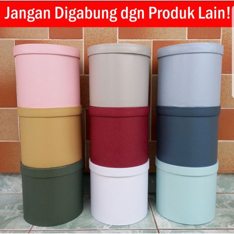 Box Bulat | Buket Box | Box Tabung kotak kado bulat kotak bulat
