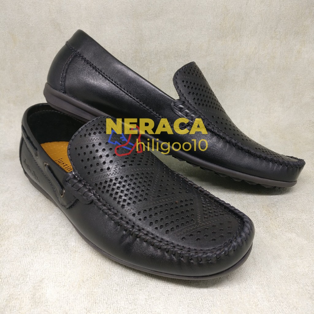 Justin Otto sepatu loafer pria 2388