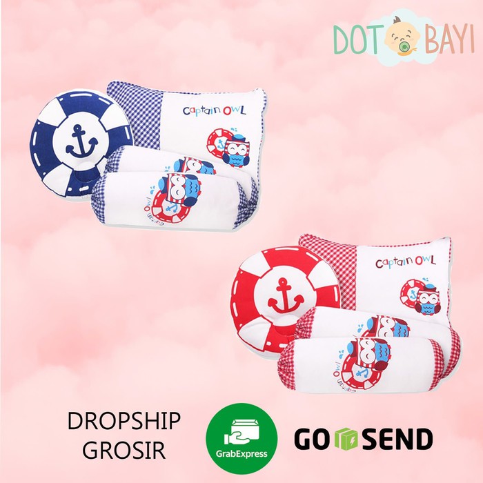 Bantal Guling Bayi - Bantal Peyang Bayi - Bantal Karakter Bayi Motif