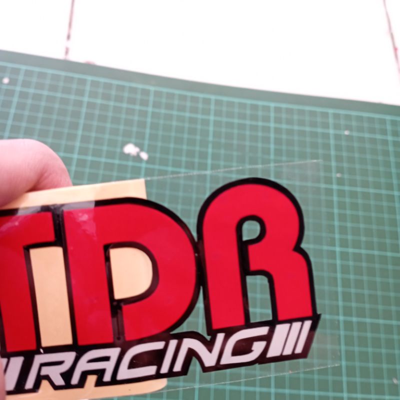 Sticker Cutting TDR Racing