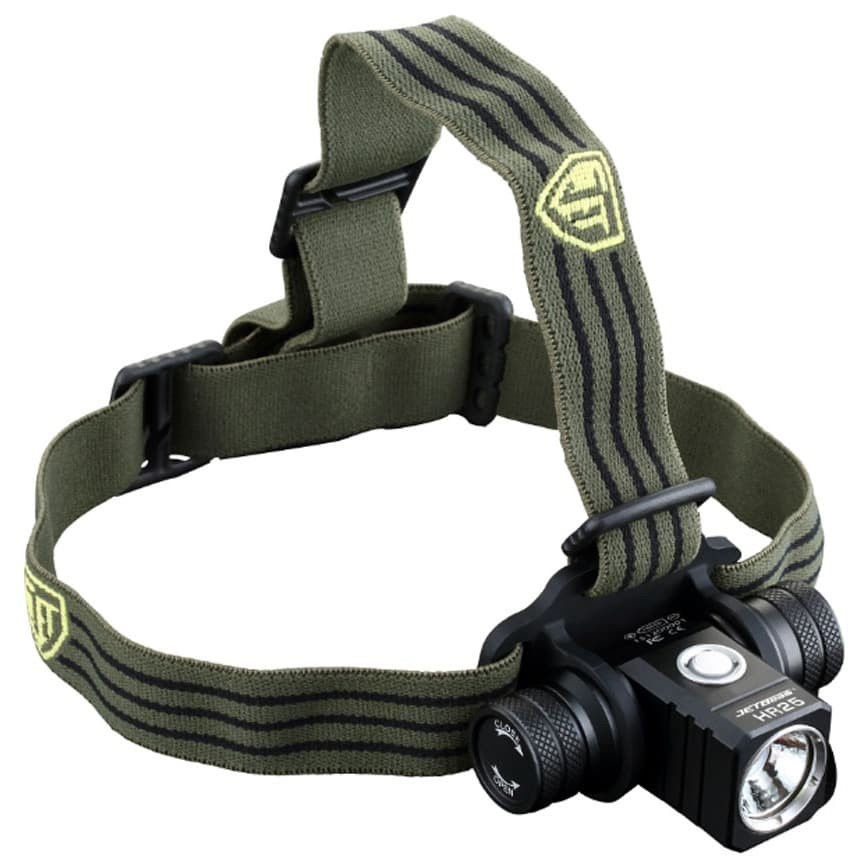 JETBeam HR25 Headlamp Senter LED SST40 N4 BC 1180 Lumens - Black