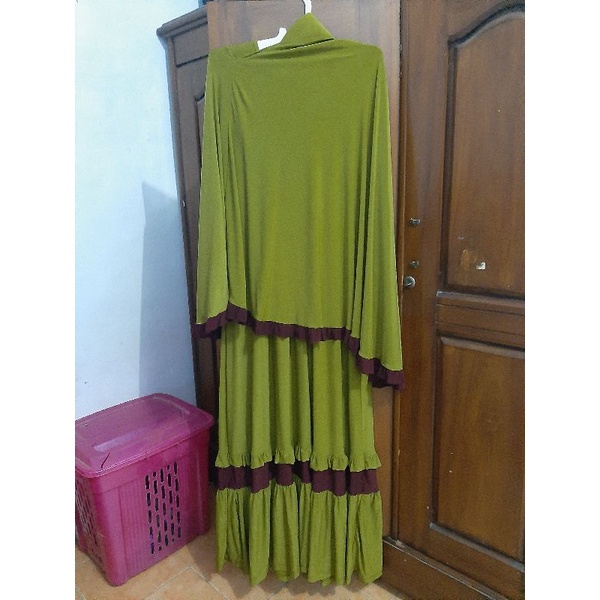 Preloved set Syar'i Jersey