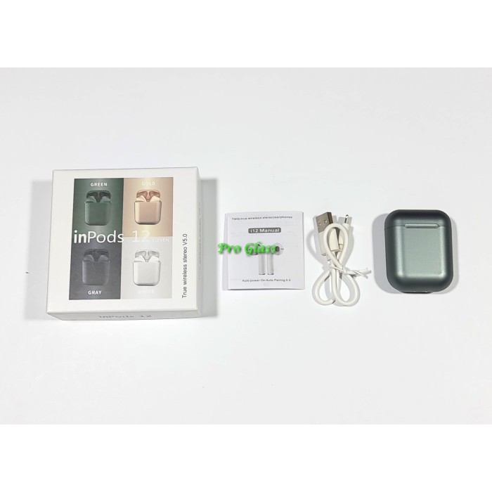 INPODS 12 i12 Macaron MATTE CHROME TWS Headset Bluetooth Earphone V5.0