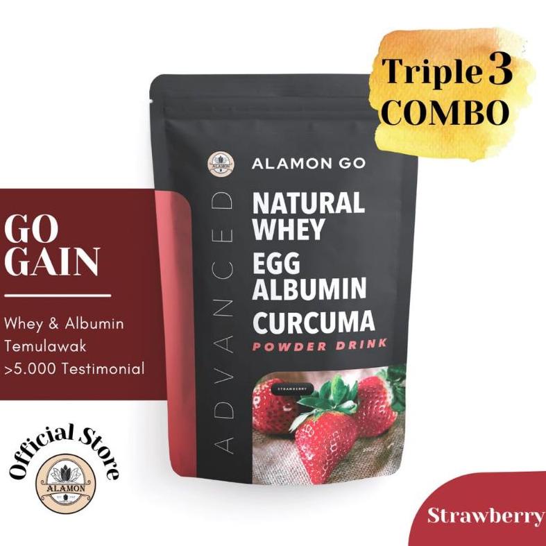 

[PRODUK D8G] [COD] Susu Almond Penggemuk Penambah berat Badan / Alamon Go / Weight Gain / Penambah Nafsu Makan LEH