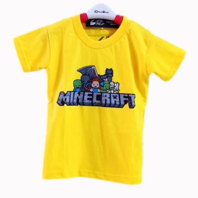 Kaos Anak MINECRAFT/KAOS MINECRAFT