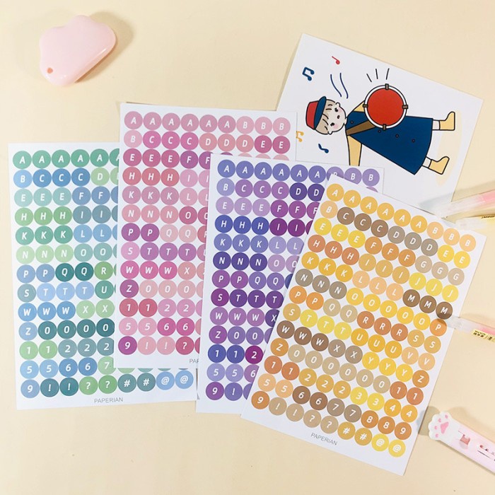 

Murah Alphabet Sticker Decoration Korean Scrapbook Journal Planner Stiker Bergaransi