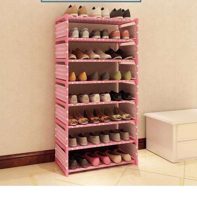 Ank22 Rak Sepatu Susun Amazing Rack Shoes Interior Minimalis Tempat Simpan Organiser Sebaguna Jilbab Shopee Indonesia