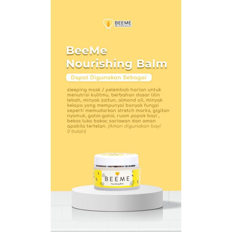 [RESELLER KALTIM] Beeme Nourishing Balm READY, STOK FRESH, FREE GIFT, BISA BAYAR DI TEMPAT