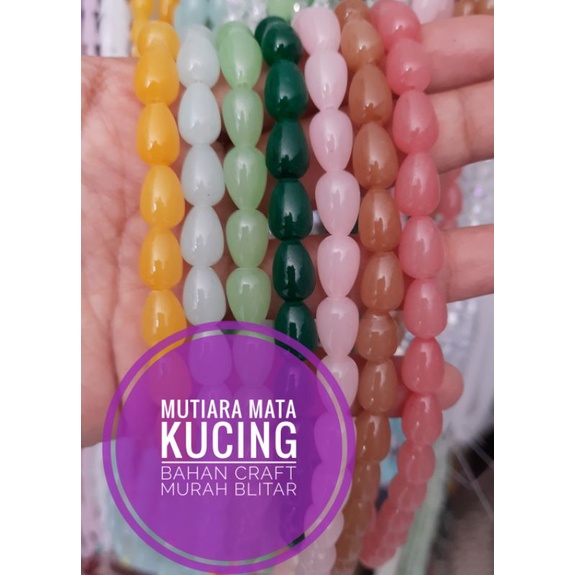 Mutiara mata kucing tetes