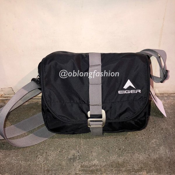EIGER  TAS SELEMPANG PRIA WANITA TRAVEL POUCH DESCENT ORI - HITAM
