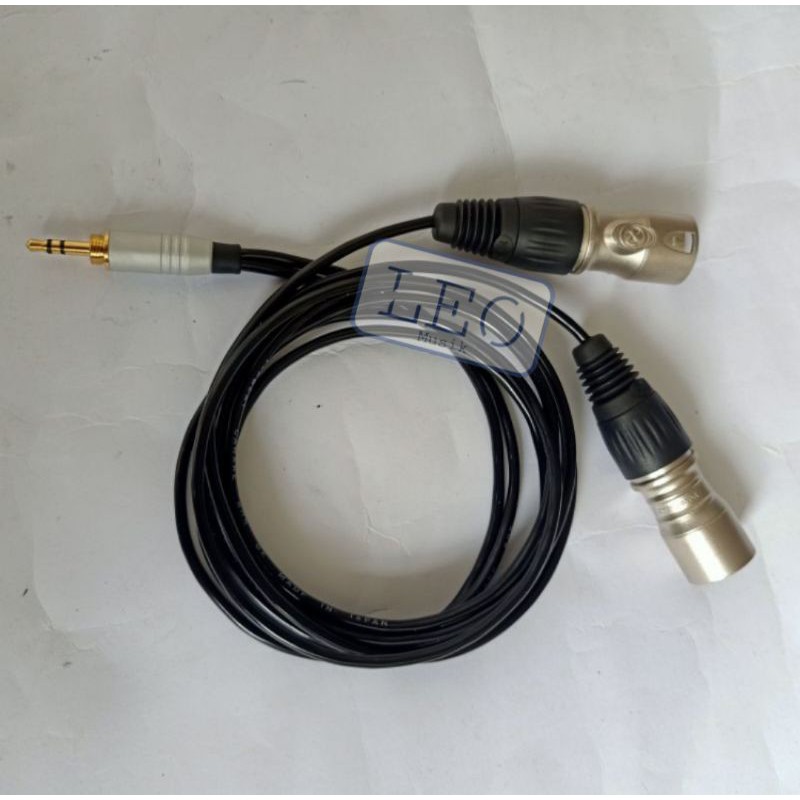 Jual KABEL KONEKTOR JACK HP DAN LAPTOP AUDIO KE MIXER DAN SPEAKER 2