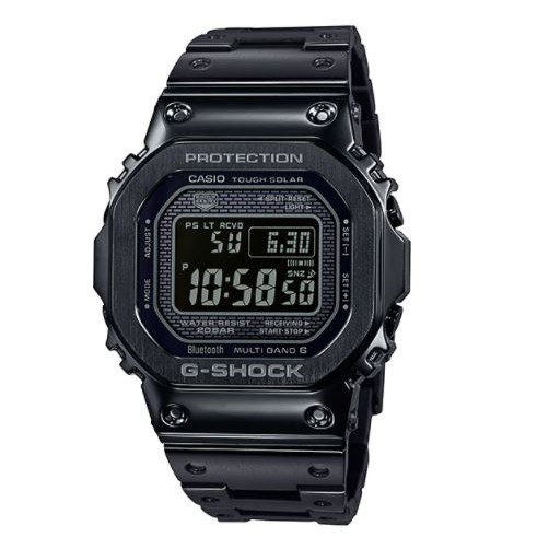 Jam Tangan Pria G-Shock GMW-B5000GD Black Gold Metal Original Digital
