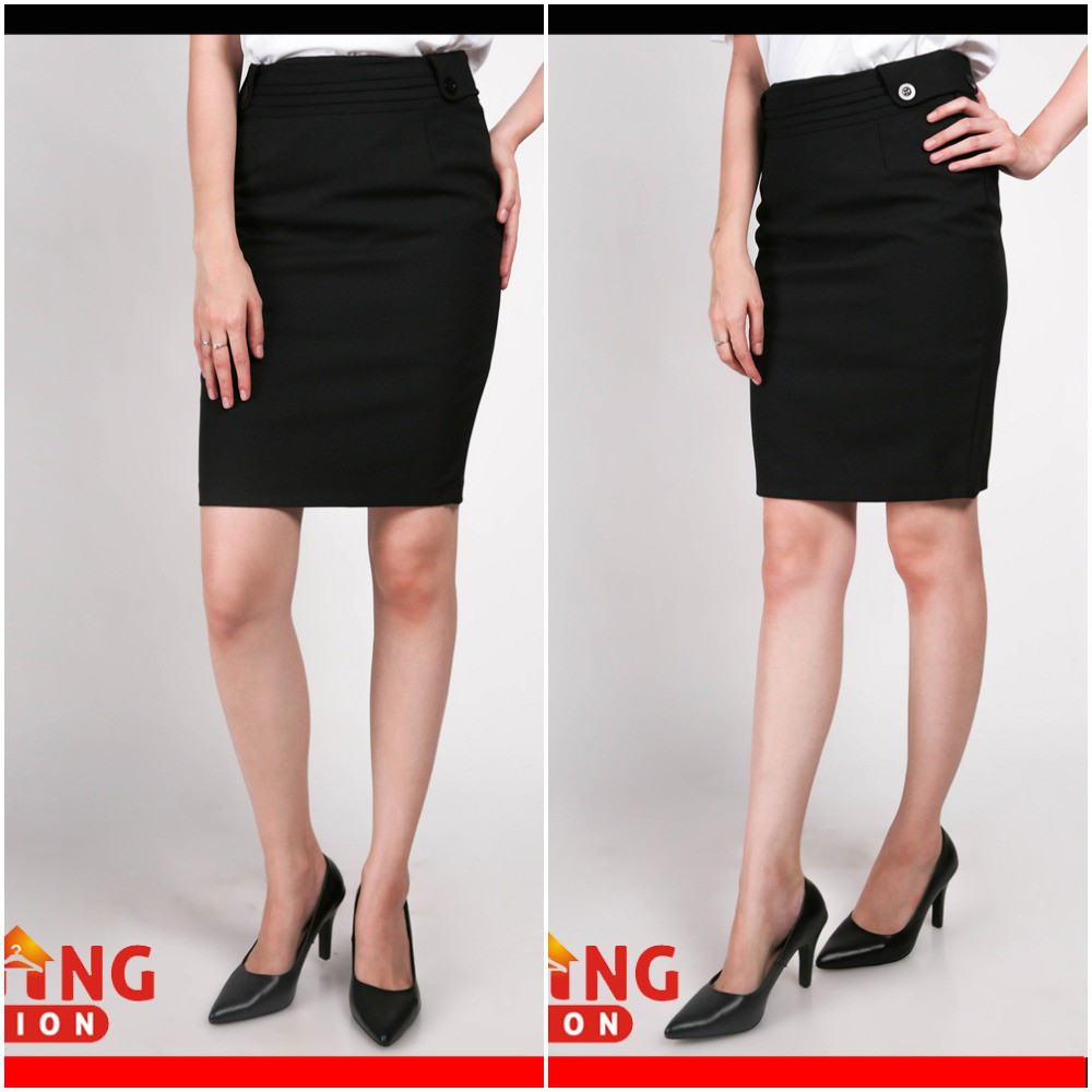 Rok Pendek / Bahan Katun Stretch / Kantor Kerja Santai Casual Formal - Premium Quality (COMB)